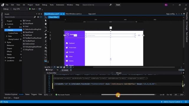 WPF Tutorial : DASHBOARD design in Visual studio blend | Handy Controls | Live Charts | Source Code смотреть онлайн