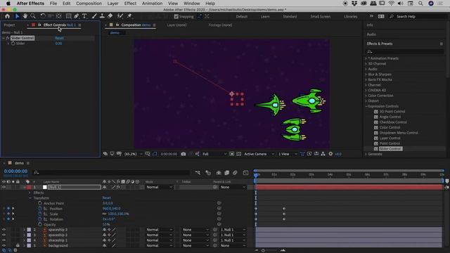Change Object Opacity with Null Object in After Effects смотреть онлайн