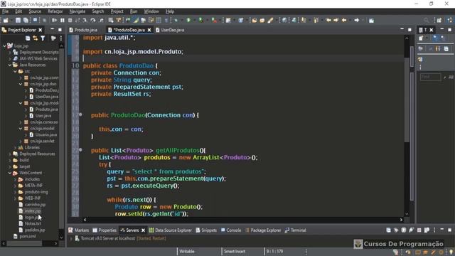 Cursos de programação - criando sistema loja online em java passo a passo - 07 смотреть онлайн