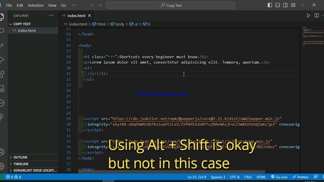 Shortcuts every beginner programmer must know | #developershack | #Hack2 смотреть онлайн