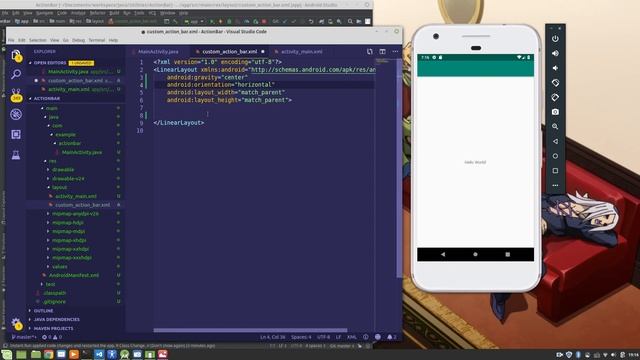 Android Tutorial - Customizing an ActionBar смотреть онлайн