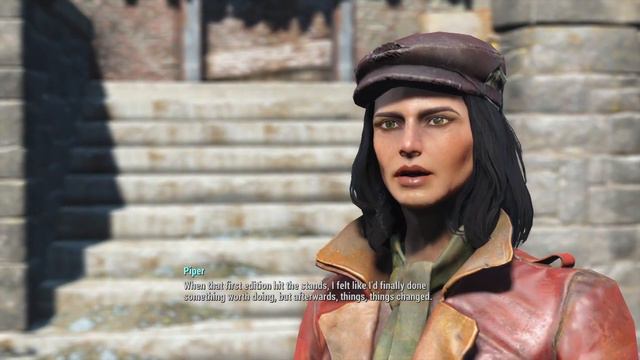 Fallout 4: Piper (Affinity Dialogue: Infatuation/Romance) смотреть онлайн