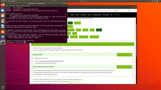 cuda 10 0 install смотреть онлайн