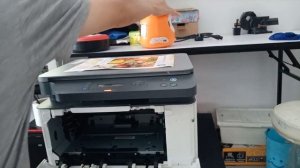 hp color laserjet mfp178nw printing double image