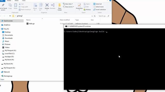 How to compile Go source code into an executable binary or exe смотреть онлайн