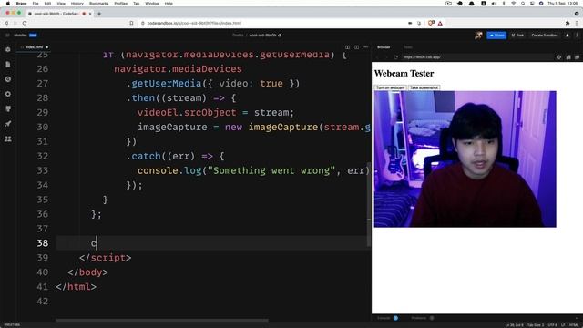 เรียนรู้วิธีถ่ายภาพหน้าจอจาก Web Cam ด้วย JavaScript ??? смотреть онлайн