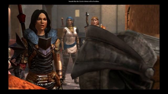 Hawke Meets King Alistair with Warden Queen - Dragon Age 2 смотреть онлайн
