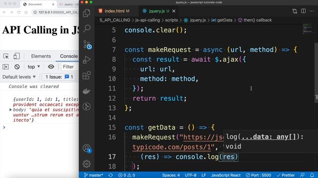 javascript bangla tutorial 86 : calling api from javascript | ajax jquery смотреть онлайн