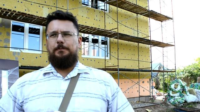 Устройство мокрого фасада по системе 