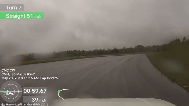 MassTuning TrackFest - Canaan Motor Club - Mazda RX7 12a - Session 2 - 1:20.83 wet w/chicane смотреть онлайн