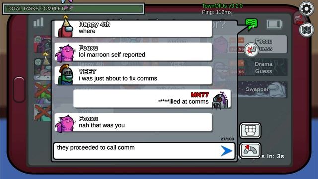 Among Us Town of Us: Blinding People and Getting Carried on Polus! смотреть онлайн