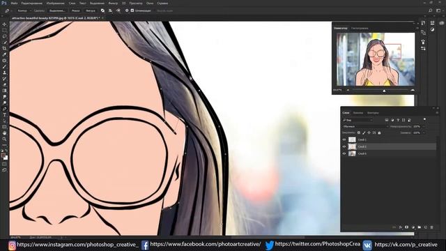 Speed Art - рисунок в стиле поп-арт (#Photoshop) | PhotoshopCreative смотреть онлайн