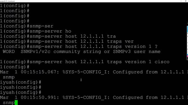 SNMP LAB (V1,V2,V3) IN HINDI смотреть онлайн