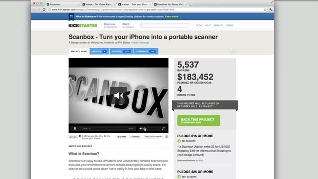 KickStarter | Algunos proyectos interesantes: Gamedock - ScanBox - Snooze смотреть онлайн