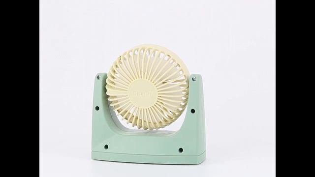 Вентилятор настольный DianDi DD-5574/аккумуляторный/2 режима работы/регулировка наклона/зелёный смотреть онлайн