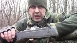 « Экспедиционный « -  мачете от фирмы САРО . Выживание  .Тест №34