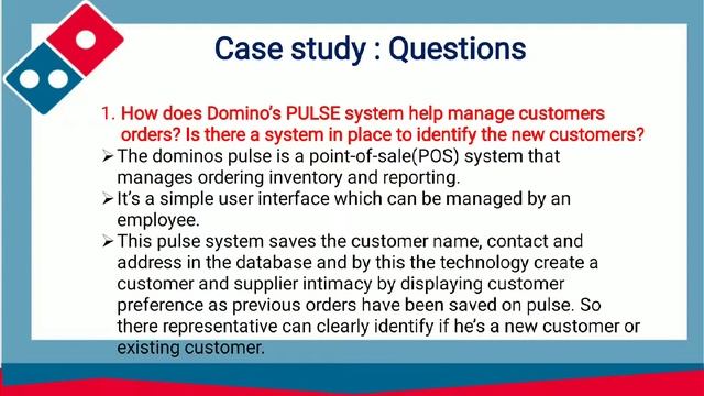Case study: Domino's Pulse system: Reading the Pulse of the customer смотреть онлайн