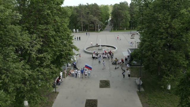 Эстафета флага России в Нижегородской области - Дзержинск смотреть онлайн