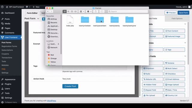 How to add Action Hook in your post form смотреть онлайн