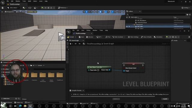 Toggling cursor visibility, mouse capture mode and locking to a viewport inside of Unreal Engine 5 смотреть онлайн