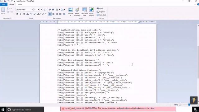 solve phpmyadmin error in xampp server смотреть онлайн