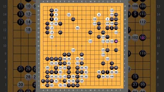 ●AlphaGo Zero 40 block vs ○AlphaGo Master Game 020 棋譜 смотреть онлайн