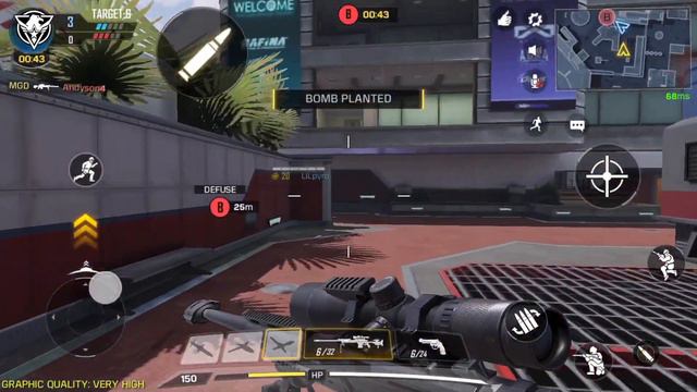 CALL OF DUTY MOBILE - Gameplay Part 5 - Search & Destroy (iOS Android) смотреть онлайн