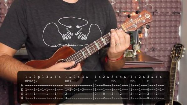 What A Wonderful World - Ukulele Tutorial - Chord Melody