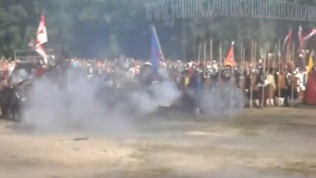 Польские войска атакуют московских стрельцов. смотреть онлайн