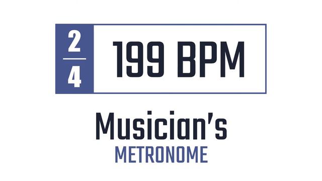 199 BPM - 2/4 - Metronome смотреть онлайн