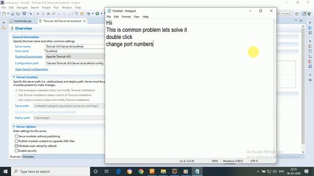 Starting to Tomcat v9.0 Server at localhost...' has encountered a problem. How to resolve easily смотреть онлайн