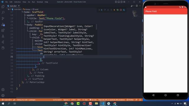 Phone Number Field With Country Code In Flutter смотреть онлайн