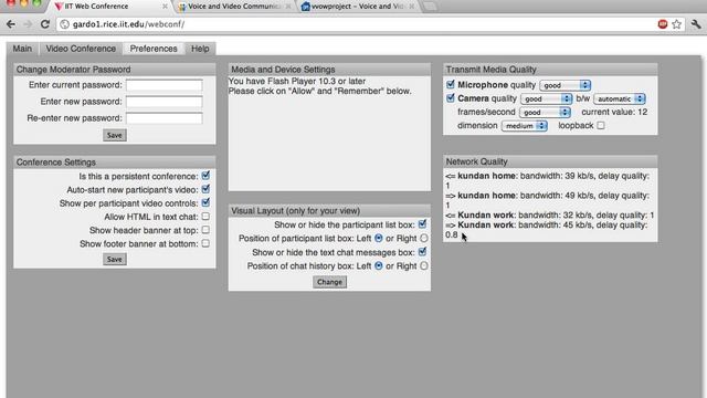 Voice and Video on Web demonstration смотреть онлайн
