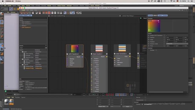 Cinema 4D Node-Materials, Pt 08: Groups, Assets & Uber Material смотреть онлайн