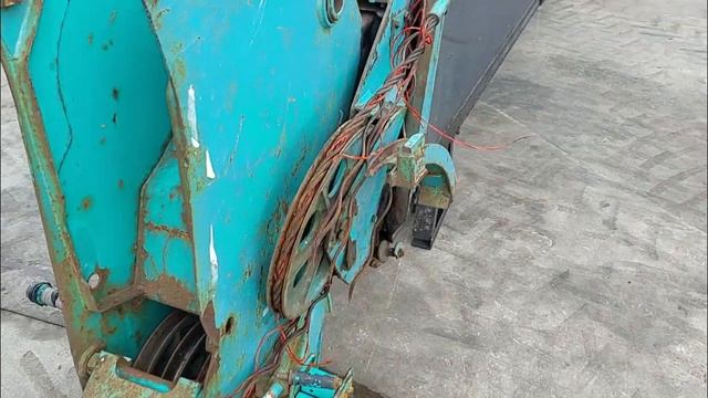 Kobelco Замена троса выдвижения секций стрелы смотреть онлайн