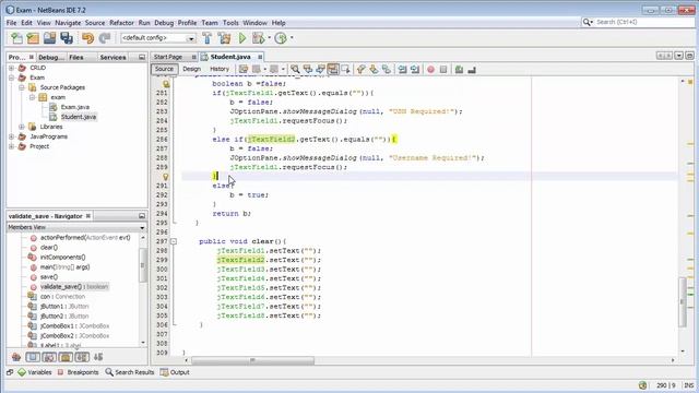 How to setup user validation for input fields using java swings Part 6 смотреть онлайн