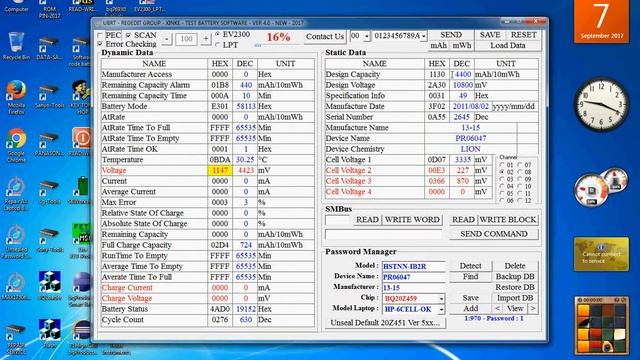 VIDEO TEST ALL BATTERY LAPTOP Ver 4.0