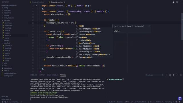 GraphQL From Ground Up - Filtering by solved or unsolved threads 41 смотреть онлайн