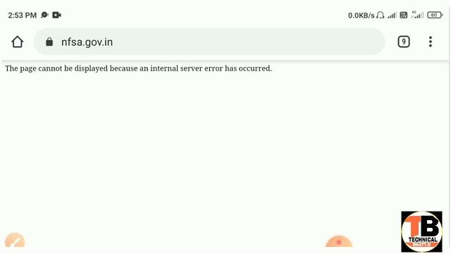 NFSA.gov.in website error how to solve || nfsa website error 2021 смотреть онлайн
