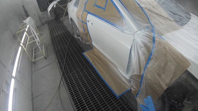 Покраска Toyota 070 белый перламутр смотреть онлайн