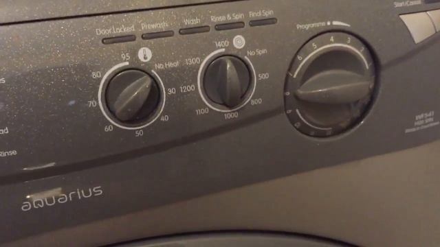 How to use the Hotpoint WF541 1400 Spin Washing Machine User Manual Instructions Tutorial смотреть онлайн