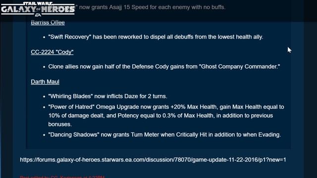 Star Wars: Galaxy Of Heroes - Zeta Ability Mats GAME CHANGER смотреть онлайн