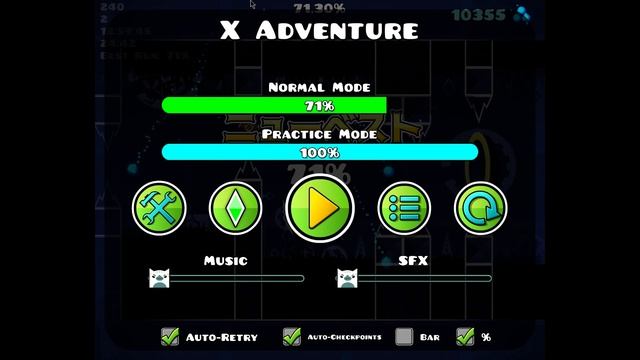 БЕЗУМНО СЛОЖНЫЙ INSANE DEMON! | X Adventure | Geometry Dash #50 смотреть онлайн