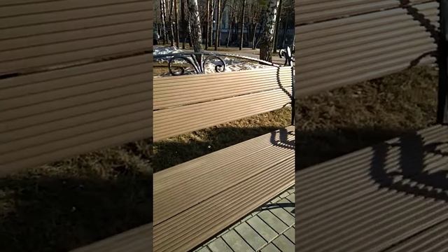 Скамейки и Площадки из террасной доски ДПК смотреть онлайн