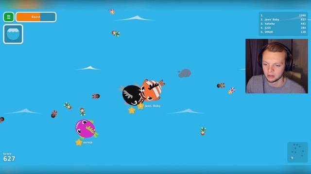 BECOME THE BIGGEST PIRANHA!! | Piranh.io Gameplay смотреть онлайн