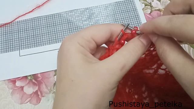 МК Шаль "Танцующие бабочки"/Обучающее видео для начинающих/Вязание спицами/ с 21 по 40 ряд/часть 2 смотреть онлайн