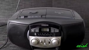 Samsung RCD390 cd radio cassette player magnó