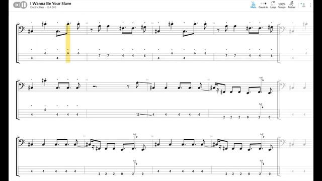 Måneskin I Wanna Be Your Slave (Play Along Tabs) (Bass Cover) смотреть онлайн