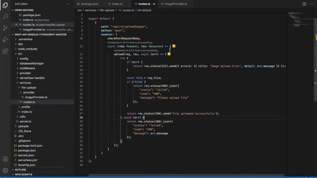 How to upload a file using TypeScript with Node and Express смотреть онлайн