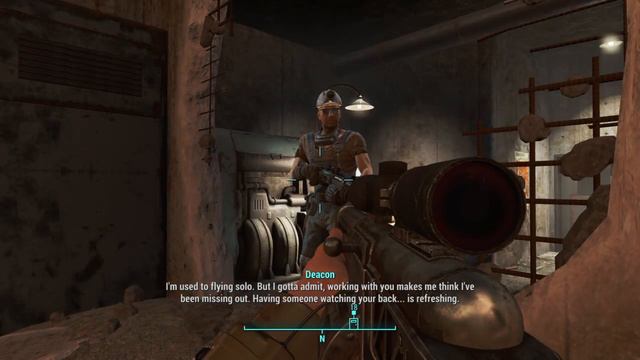 Fallout 4 - Deacon meet legendary Deathclaw. смотреть онлайн